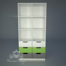 Стелаж на 6 шухляд "Автомобіль"