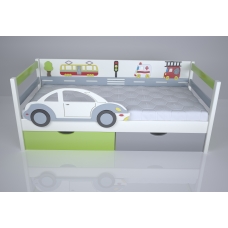 Ліжко дитяче 1600х600 колекція Автомобіль