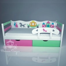 Дитяче ліжечко  "Попелюшка Mix"