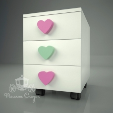 Тумба універсальна 3 шухляди  "Попелюшка Mix"