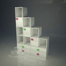 Стелаж-сходинки "Принцеса"