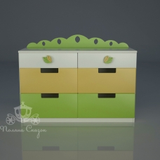 Комод 6 шухляд Вінні та друзі