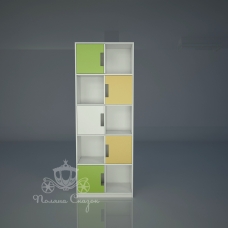 Стелаж шахівниця 670х350х1900 Вінні та друзі