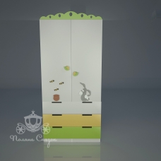 Шафа двостулкова з шухлядами "Вінні та друзі"