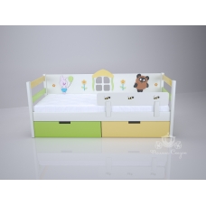 Ліжко дитяче 1600х600 колекція Вінні та друзі